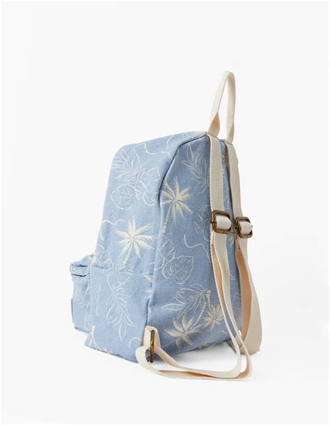 Billabong Mini Mama Canvas Backpack Light Blue Tillys