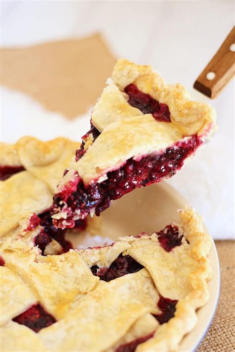 Triple Berry Pie Easy Delicious Recipes