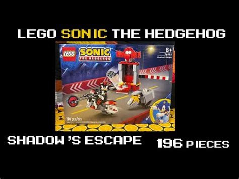 Lego Sonic The Hedgehog Shadow S Escape Youtube