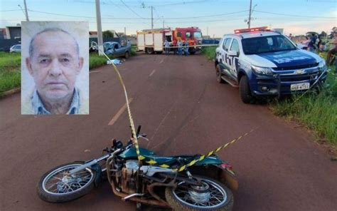 Idoso de moto morre após acidente carro em Dourados Alô Dourados