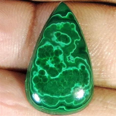 Malachite Oval Pear Cushion Fancy Cabochon Loose Gemstone