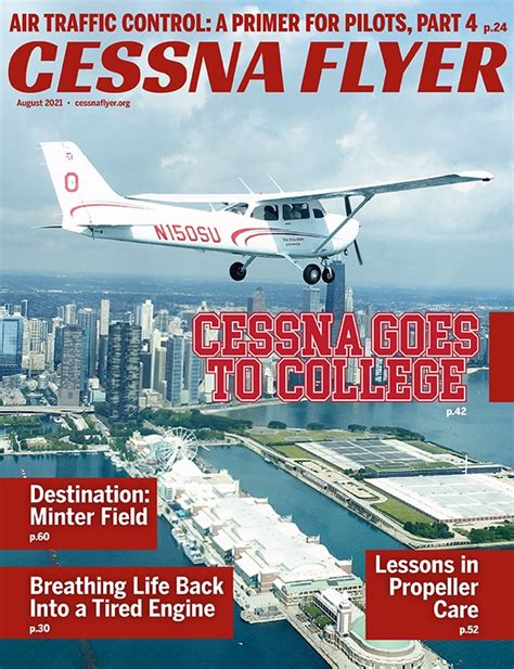 Cessna Flyer Association AUGUST 2021 CESSNA FLYER MAGAZINE