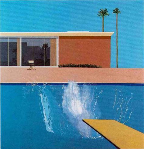 Swimming Pool Painting By David Hockney – Warehouse of Ideas