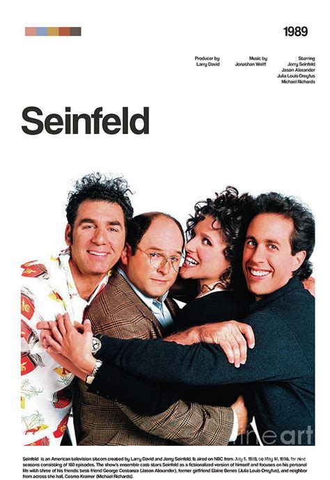 Seinfeld series poster Painting by Pablo Romero - Fine Art America