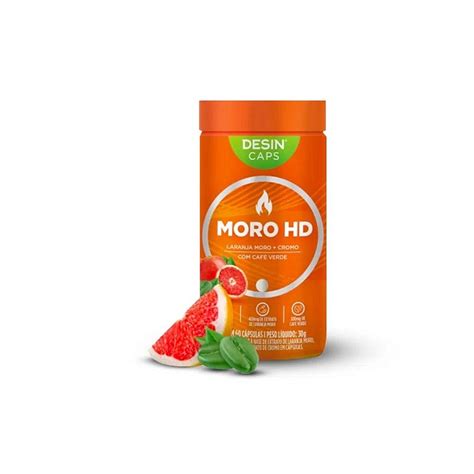 Moro HD Laranja Moro Cromo Café Verde 60 Caps Desin Casa do