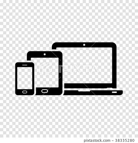 Laptop Tablet And Smartphone Icons Stock Illustration 38335280 PIXTA