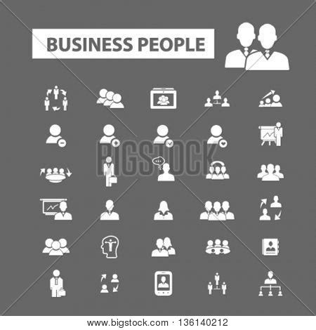 Business People Icons Vector & Photo (Free Trial) | Bigstock