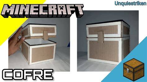 Como Hacer Un Cofre De Cart N Tutorial Minecraft Unquiestriken