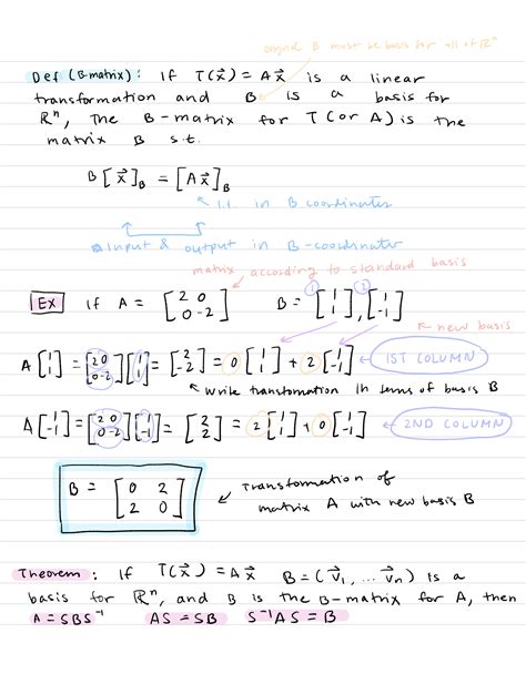 Linear Algebra Concepts – Jessica's Second Brain