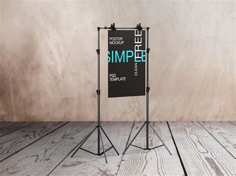 Premium Psd Tripod Event Stand Mockup
