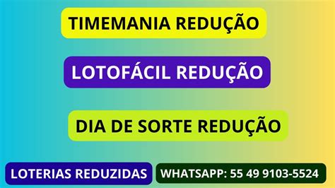 Redu O Para Timemania Redu O Para Lotof Cil Redu O Para Dia De