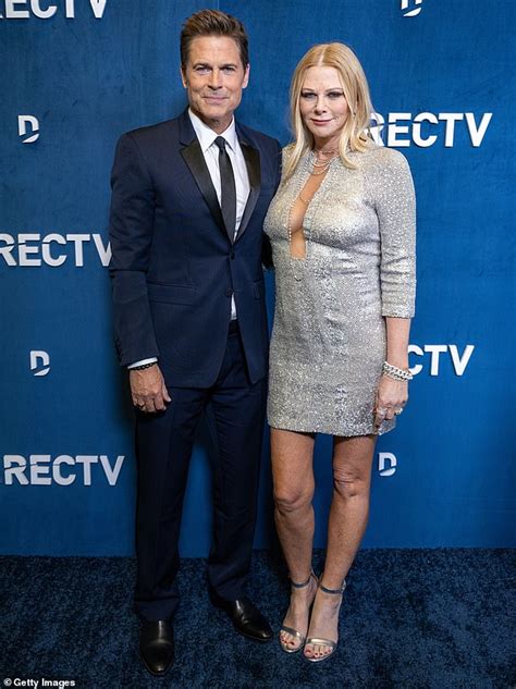 Rob Lowe Looks Handsome As He Joins Busty Wife Sheryl Berkoff