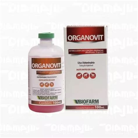 Organovit Estimulante Orgânico Biofarm Frasco 100 Ml MercadoLivre