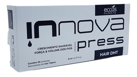 Innova Press Hair Dht Mescla De Ativos 5 Ampolas 8ml Eccos