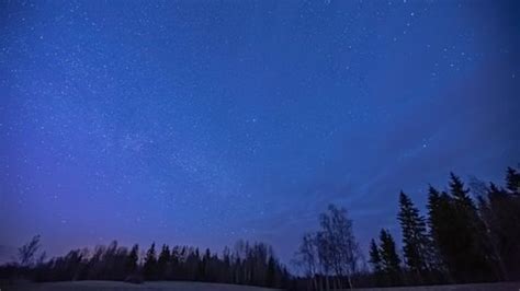 Astrophotography Time Lapse Starry Sky Night Stock Footage Video (100% ...