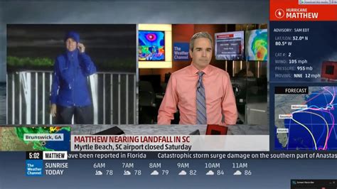 Weather Channel Live Hurricane Matthew Coverage 2017 Youtube