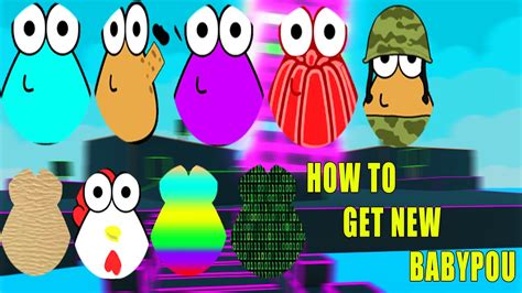 Roblox How To Get All New Babypou In Find The Babypou Youtube