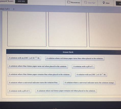 Solved 8 5 ㄒ gnment Score 200 300 Resources Give Up Hint Chegg