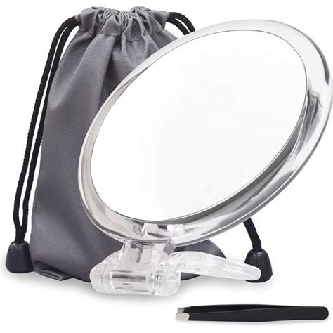 Miroir Grossissant X 20 15 2 Cm Miroir Double Face Miroir De Courtoisie