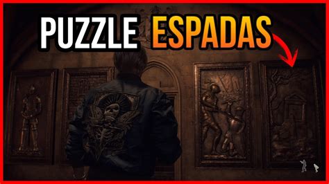 Resident Evil 4 Remake PUZZLE ESPADAS SOLUCION YouTube