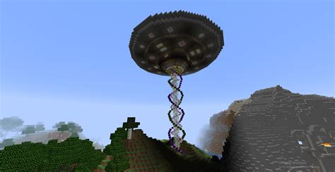 I Built A UFO R Minecraft