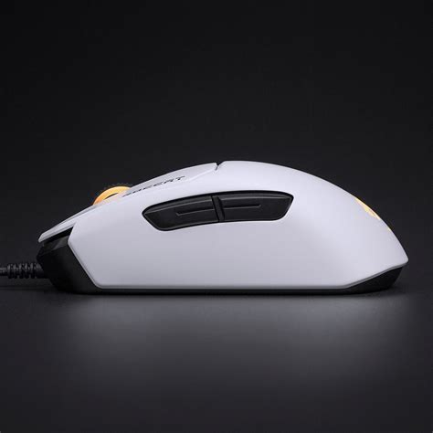 Roccat Kain Aimo Wired Optical Gaming Mouse With Rgb Lighting White