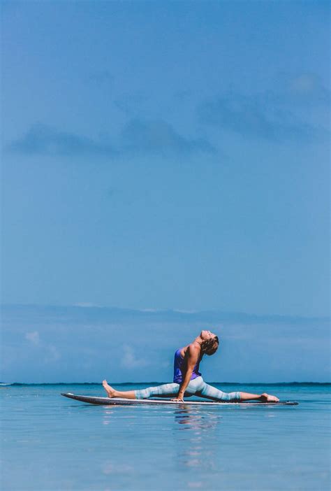 My Sup Yoga Class At Turtle Bay North Shore Oahu Yoga Fitness