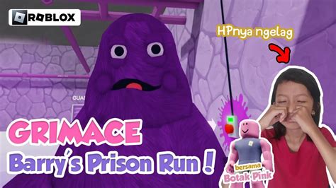 GRIMACE OBBY BARRY PRISON Dikejar Grimace Sama Ronald YouTube