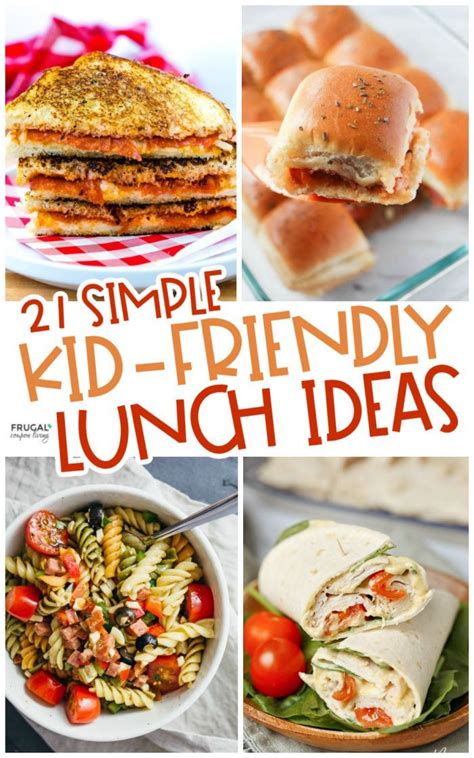 Simple Kids Lunch Ideas | Quick & Easy for Play, School, Home or Work ...