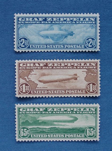 Scott C C C Set Collection Graf Zeppelin Us Postage Stamps