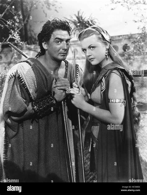 Samson And Delilah From Left Victor Mature Angela Lansbury 1949