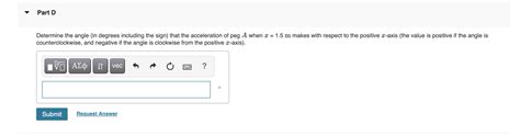 Solved Pegs A And B Are Restricted To Move In The Elliptical Chegg