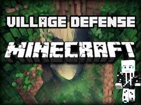 Minecraft Village Defense W Protection Youtube