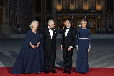 Camilla Parker Bowles Charles III Emmanuel Et Brigitte Macron Sur