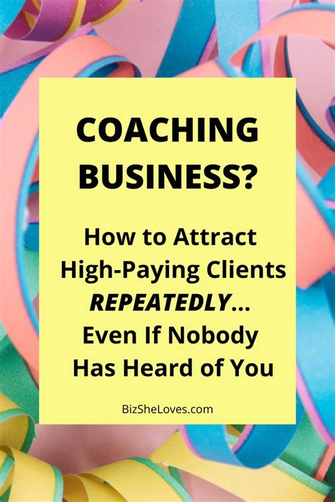 Coaching Business How To Attract High Paying Clients Repeatedly [video]