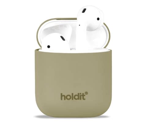 Holdit Silicone Case Airpods 1and2 Khaki Green Etui Na Słuchawki Sklep Komputerowy X Kompl