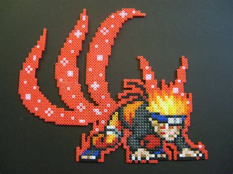 Kyubi Naruto Perler Beads By Shampooteacher Perler Bead Templates Diy