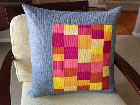 Teaginny Designs Improv Quilted Pillow