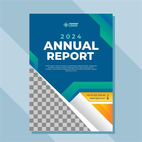 Annual Report Cover Template 28792781 Vector Art At Vecteezy