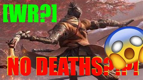 Sekiro NO DEATH Speedrun!? - YouTube