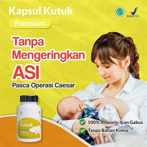 Jual Obat Pasca Operasi Cesar Kapsul Kutuk Premium Ekstrak Ikan Gabus