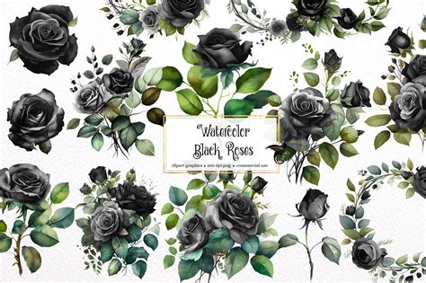 Gothic Rose Clip Art