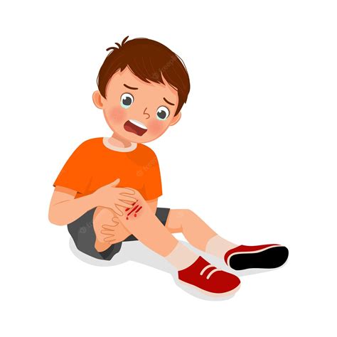 Illustration Of A Leg Receiving First Aid Compression Leg Injury - Clip Art Library