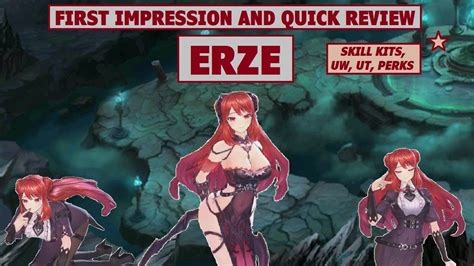 Kings Raid Erze First Impression And Quick Review Youtube