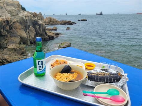 부산 오션뷰 맛집 영도해녀촌성게알 김밥 라면 멍게 네이버 블로그