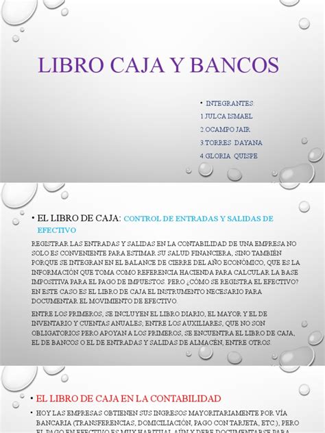 Libro Caja Y Bancos Pdf