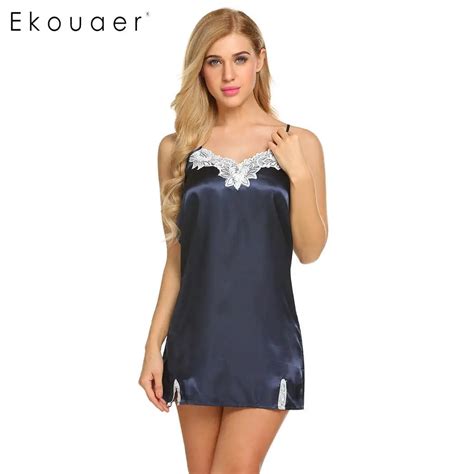 Ekouaer Mancha Sexy Camisola Mulheres Spaghetti Strap Dividir Hem