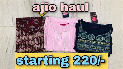 Ajio Kurti Haul Ajio Haul Rs Srishti Kurtis Must Try