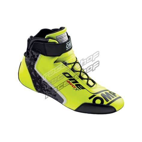 FIA Race Shoes OMP ONE EVO X Flue Yellow 320 10 Races Shop