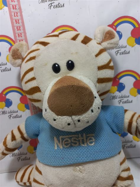 Pelucia Tigre Nestle Coleção Galera Animal 30cm Pelúcia Nestle Usado